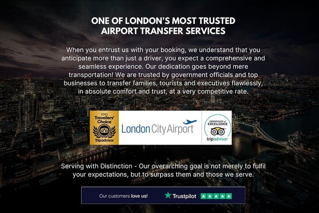 London City Airport - Private Transfer - Meet & Greet  - Photo 1 of 6